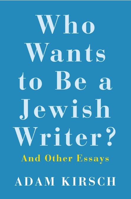 Who wants to be a jewish writer